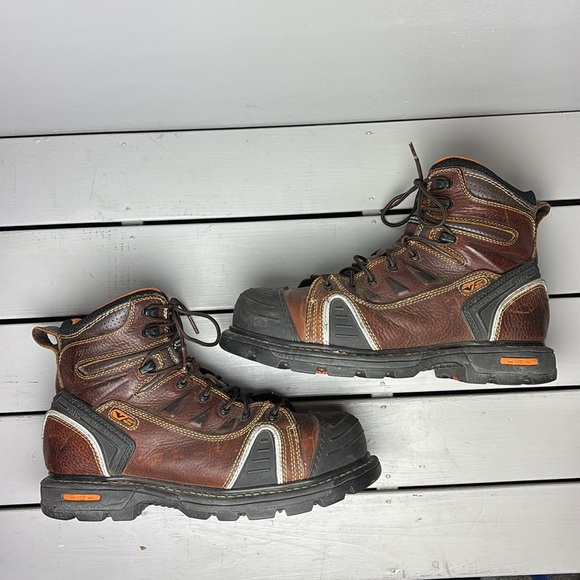 Thorogood Composite Toe Genflex V300 GS 6” Leather Work Boots Non Slip Size 10 - Picture 2 of 10